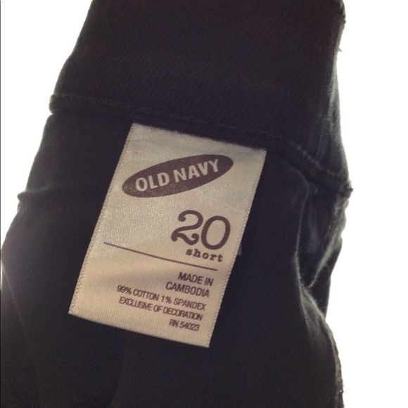 Old Navy Black Sweetheart Jeans Size 20 Inseam 29” New With Tag - Picture 8 of 10